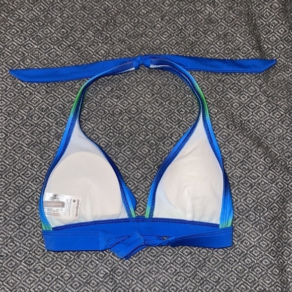Patagonia Ombre bikini swim TOP size xs blue green - Picture 5 of 7